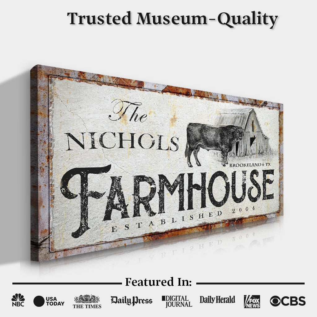 Rustic Farmhouse Sign X